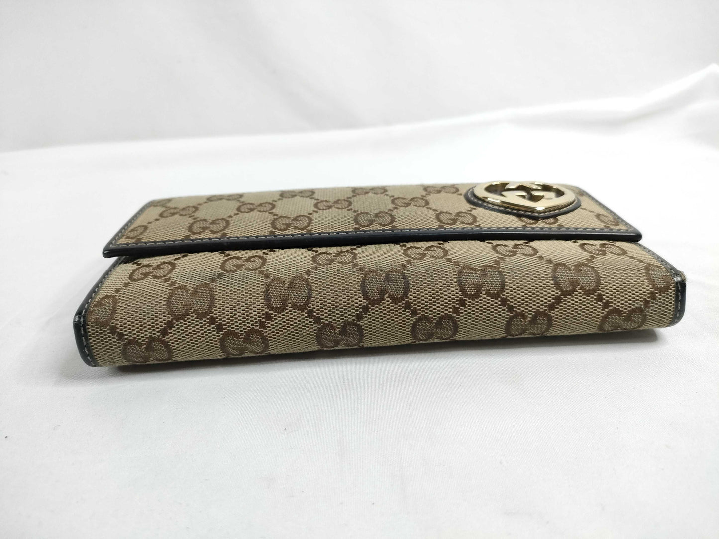 GUCCI GG Canvas Long Wallet 251861/476442 Brown Wallet