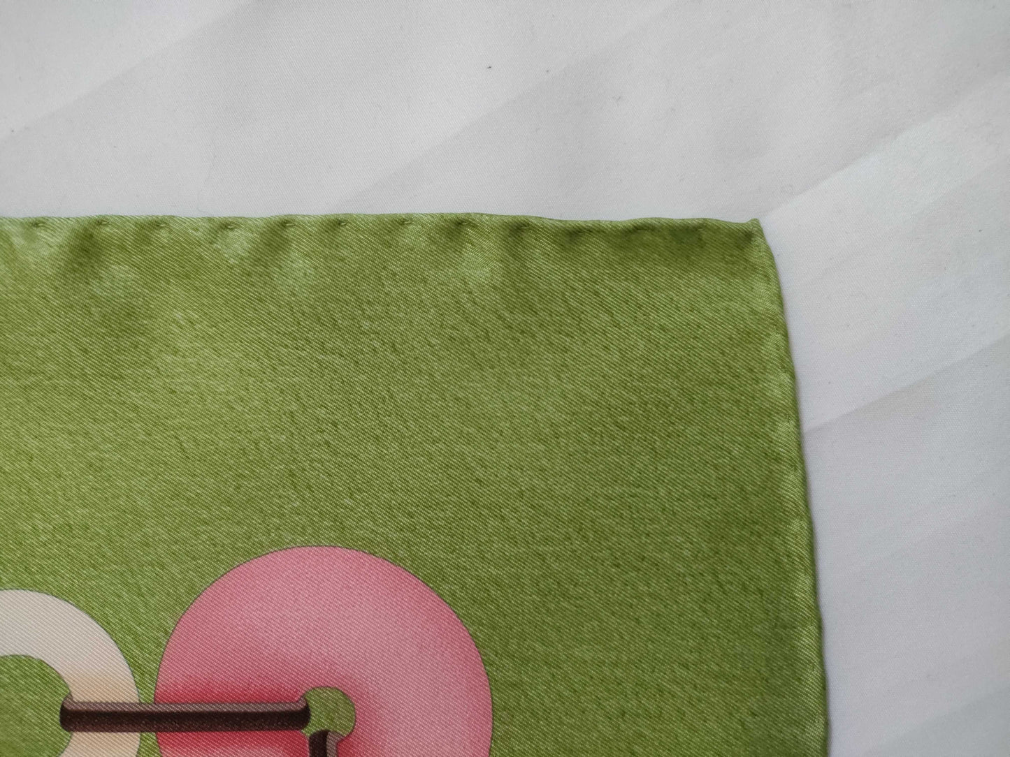 BVLGARI Bulgari Silk Scarf Green Other Accessories