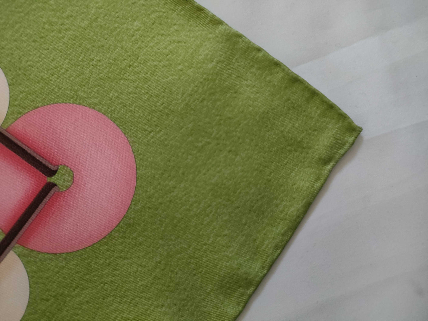 BVLGARI Bulgari Silk Scarf Green Other Accessories