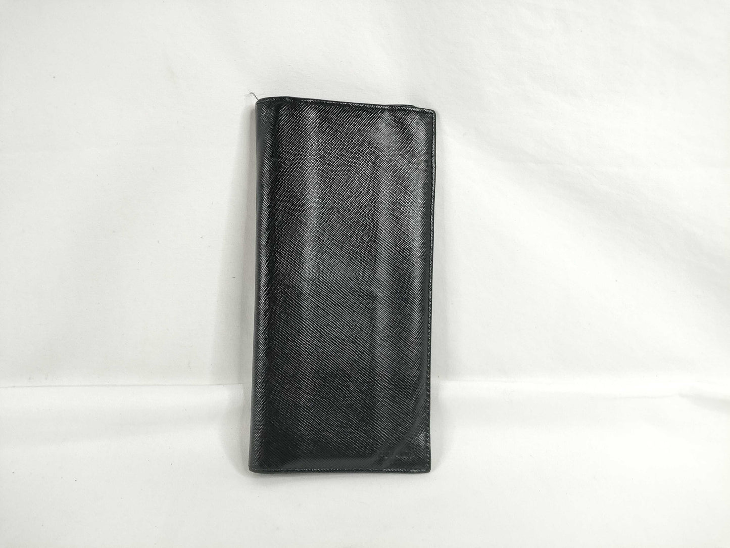 PRADA Saffiano Bi-fold Long Wallet 2M1264 Black Wallet
