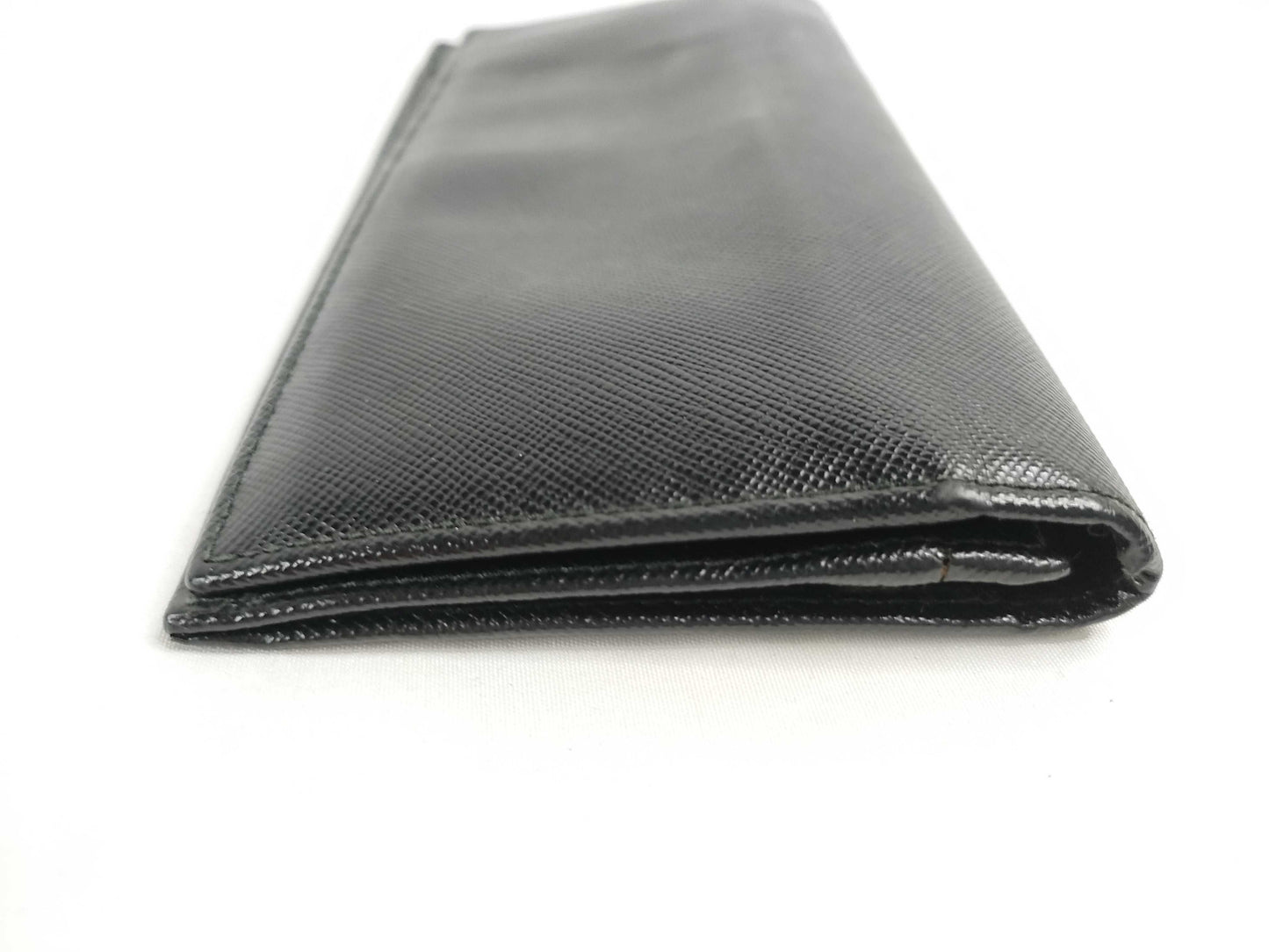 PRADA Saffiano Bi-fold Long Wallet 2M1264 Black Wallet