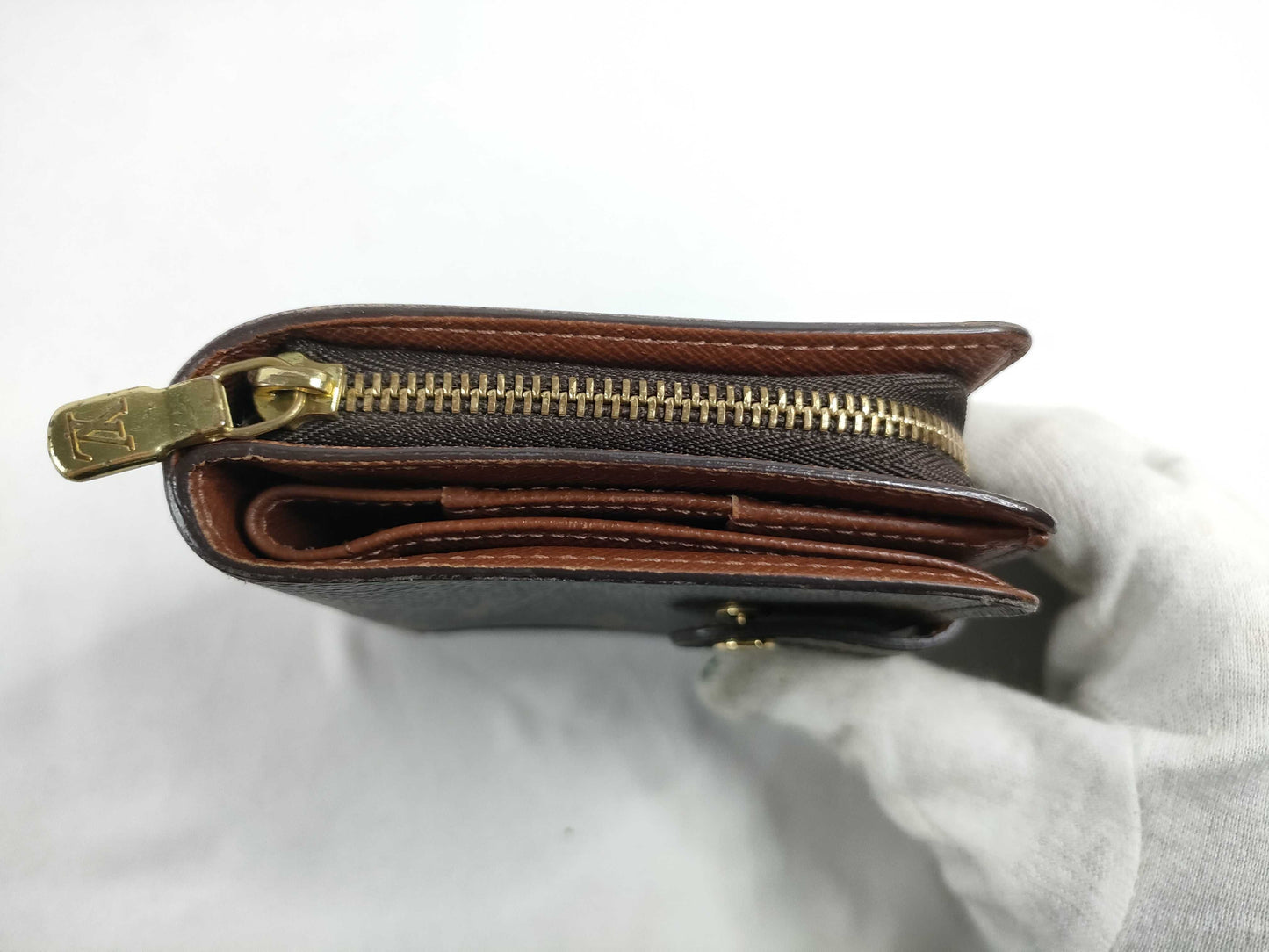 LOUIS VUITTON M61667 Monogram LV Monogram Compact Zip Wallet M61667 MI0092
