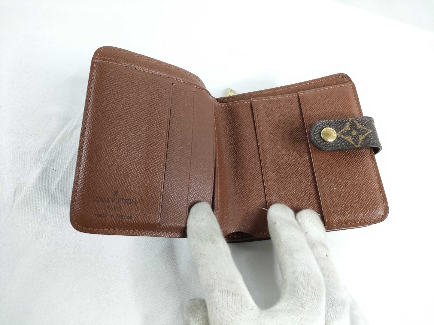 LOUIS VUITTON M61667 Monogram LV Monogram Compact Zip Wallet M61667 MI0092