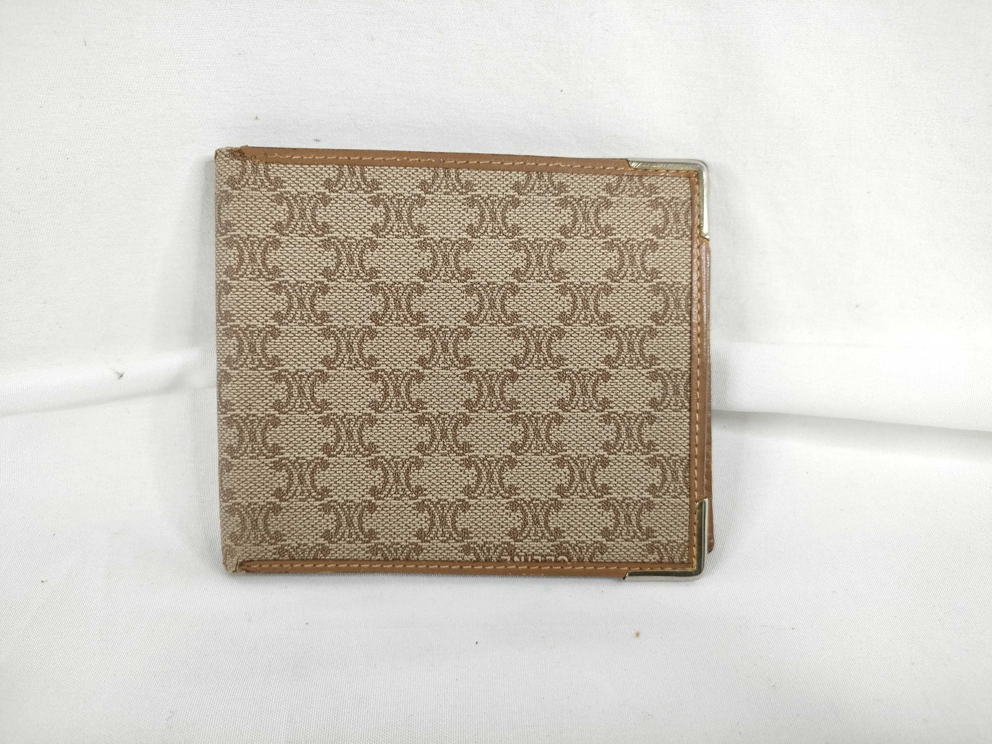 CELINE Macadam PVC Bifold Wallet M08 Brown