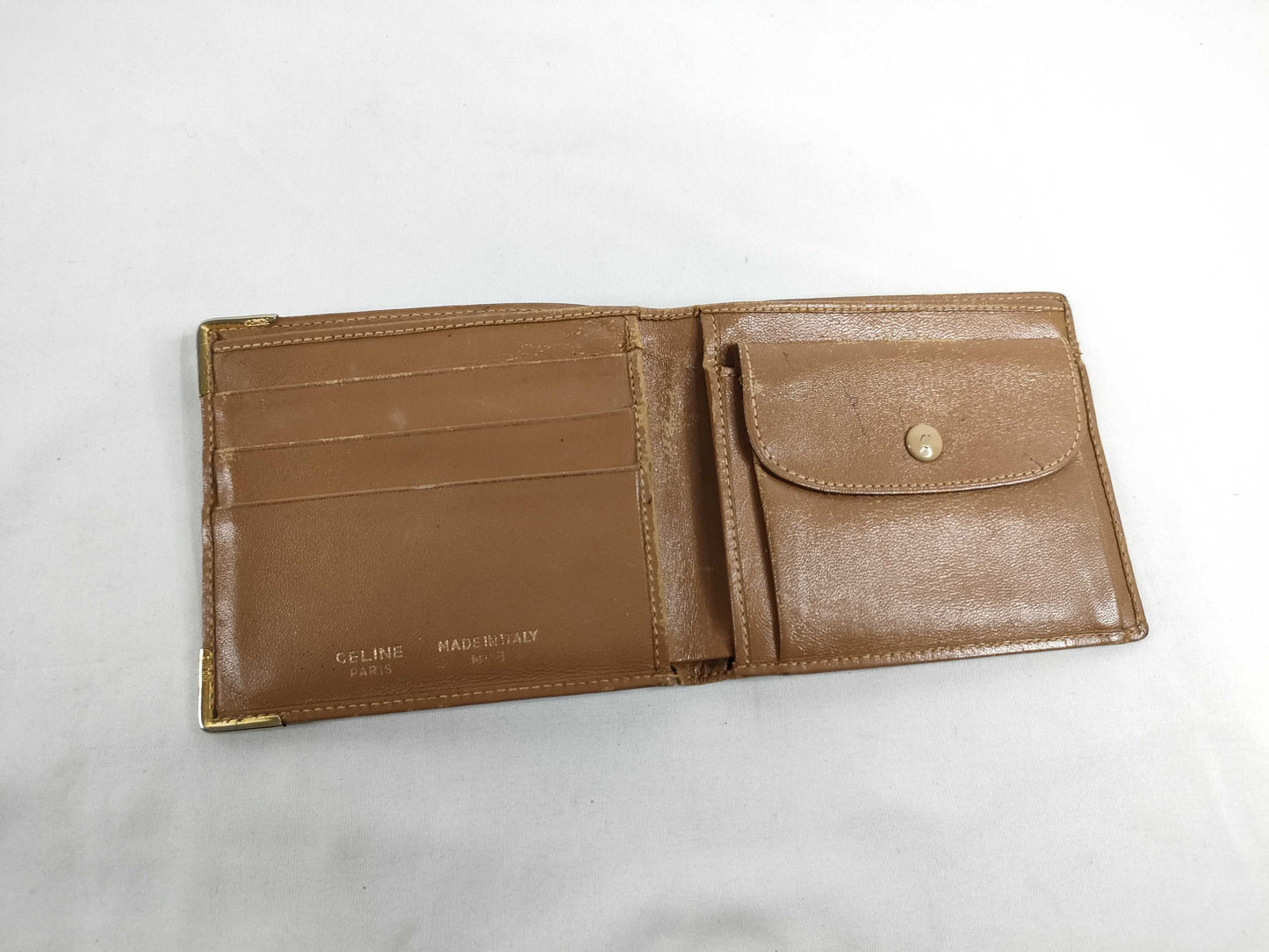 CELINE Macadam PVC Bifold Wallet M08 Brown