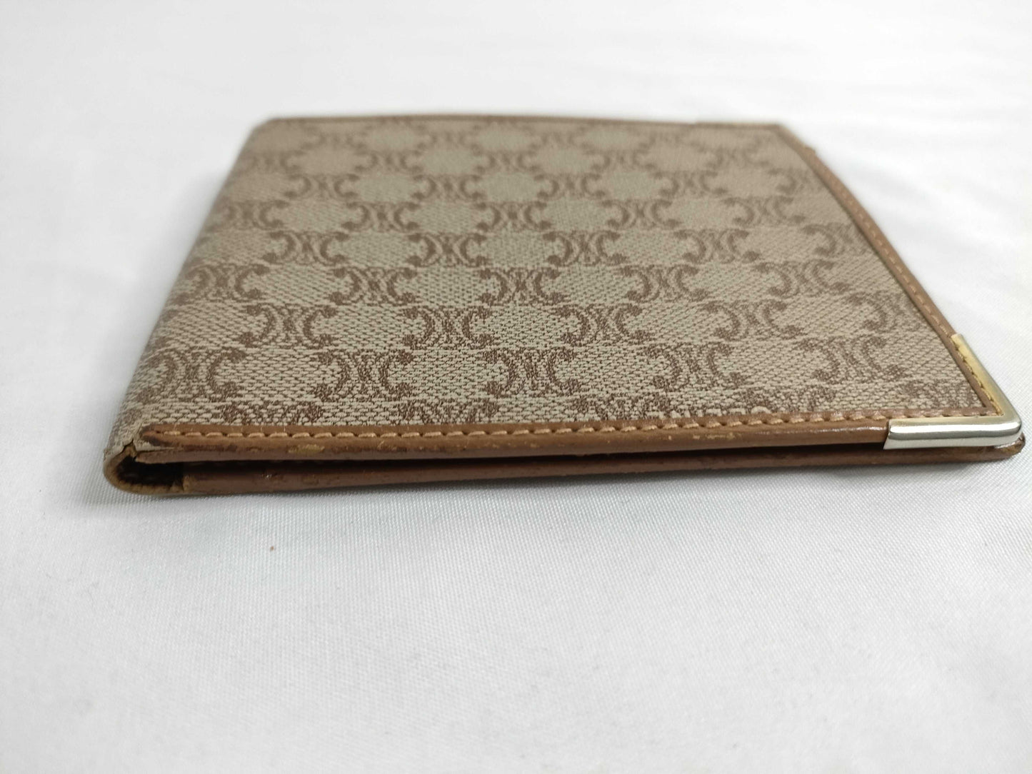 CELINE Macadam PVC Bifold Wallet M08 Brown