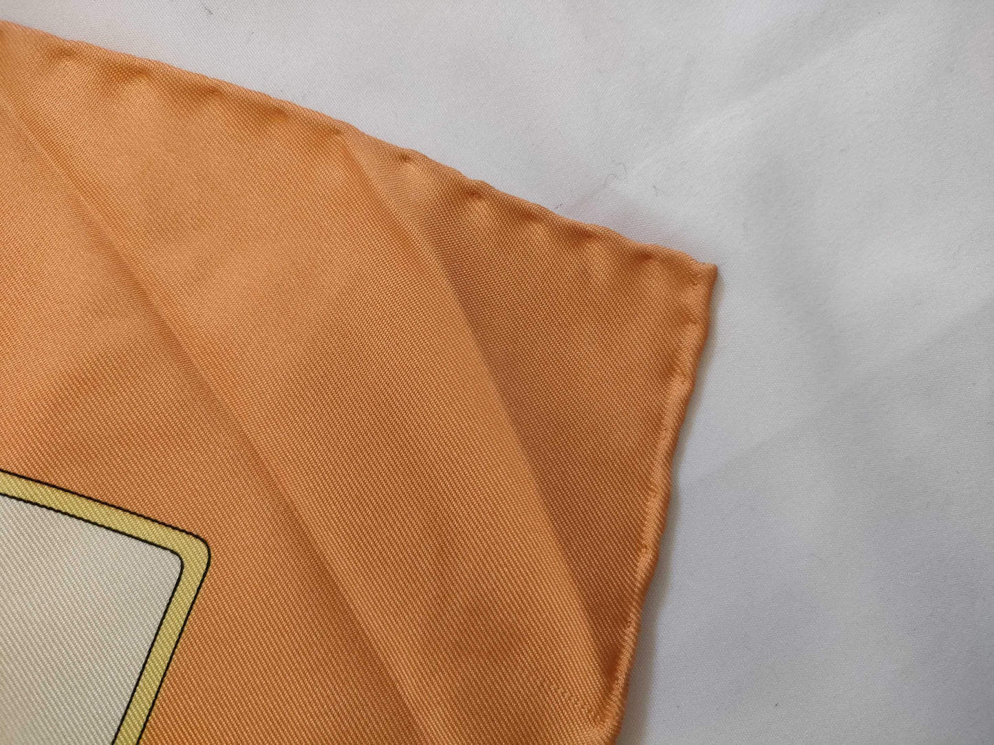 CELINE Silk Scarf Orange Other Accessories