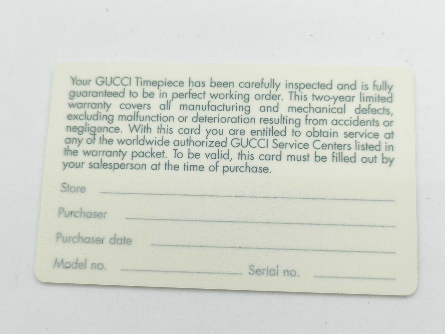 GUCCI Bangle Watch 1900L 0106390 Quartz Silver Dial Non-Working/No Operational Guarantee Women's Watch