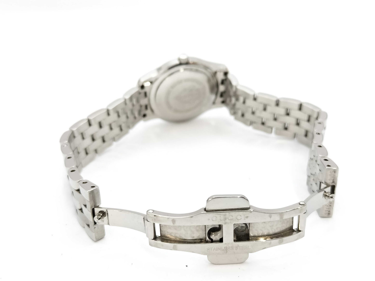 GUCCI 5500L 12240313 Quartz Movement with Shell Dial, Not Working/No Operational Guarantee, Women's Watch