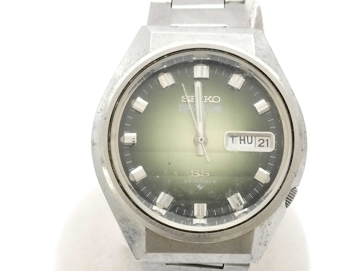SEIKO Five Actus 6106-7690 393892 Automatic Green Dial Unworked Boys' Watch