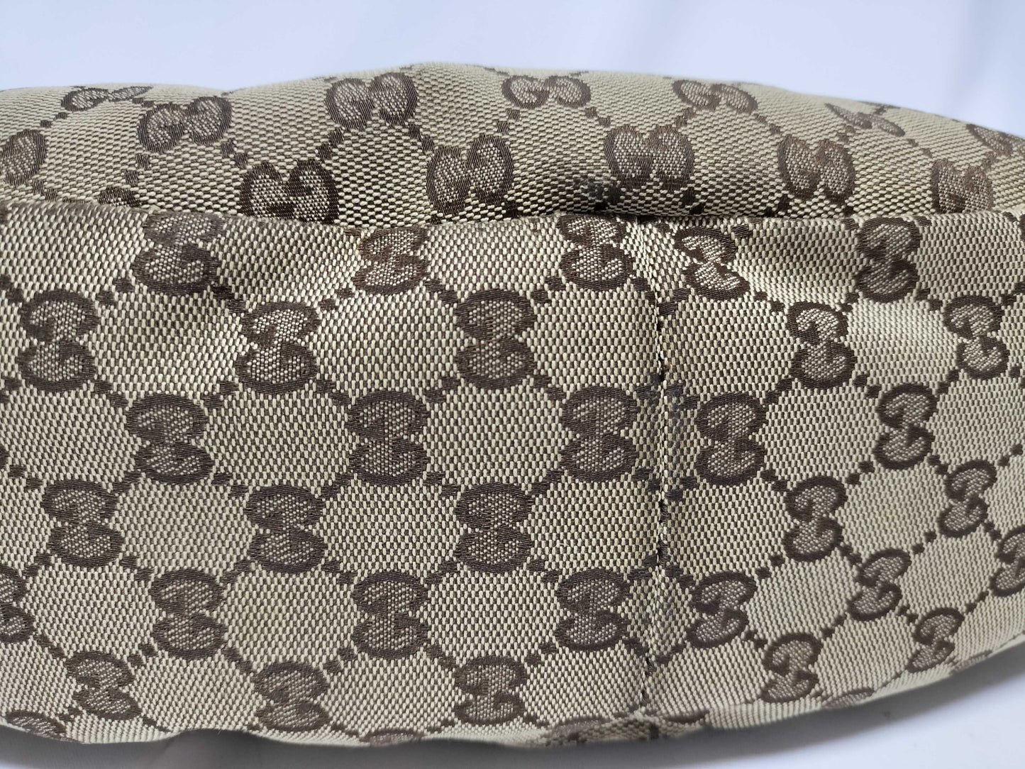 GUCCI GG Canvas Gucci Abbey GG Canvas Tote Bag 130736 493492 Beige Handbag