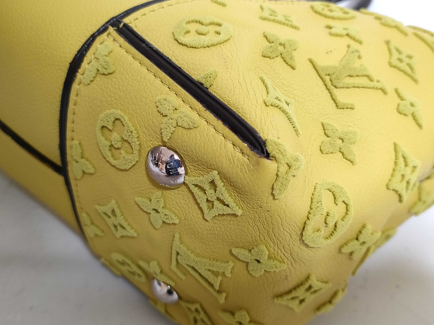 LOUIS VUITTON Monogram LV Monogram Velour Tote W PM M94337 FL4183 Tote Bag