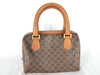 CELINE Macadam PVC and Leather Handbag JMB12 Brown