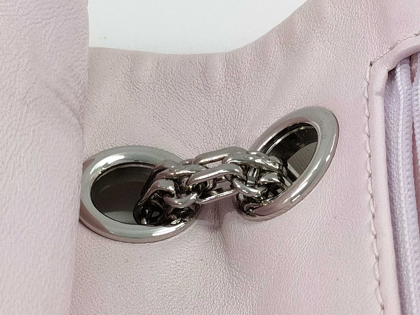 CHANEL Matelasse Lambskin Double Flap Double Chain Shoulder Bag 12875050 Pink Shoulder Bag