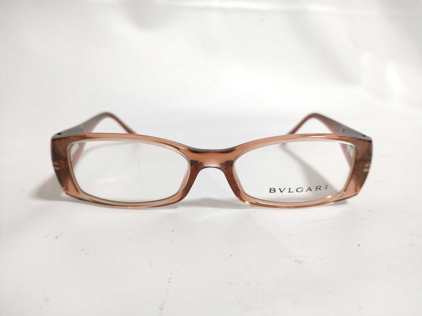 BVLGARI Bulgari Plastic and Metal Glasses 457 B 668 52□17 135 Brown Sunglasses