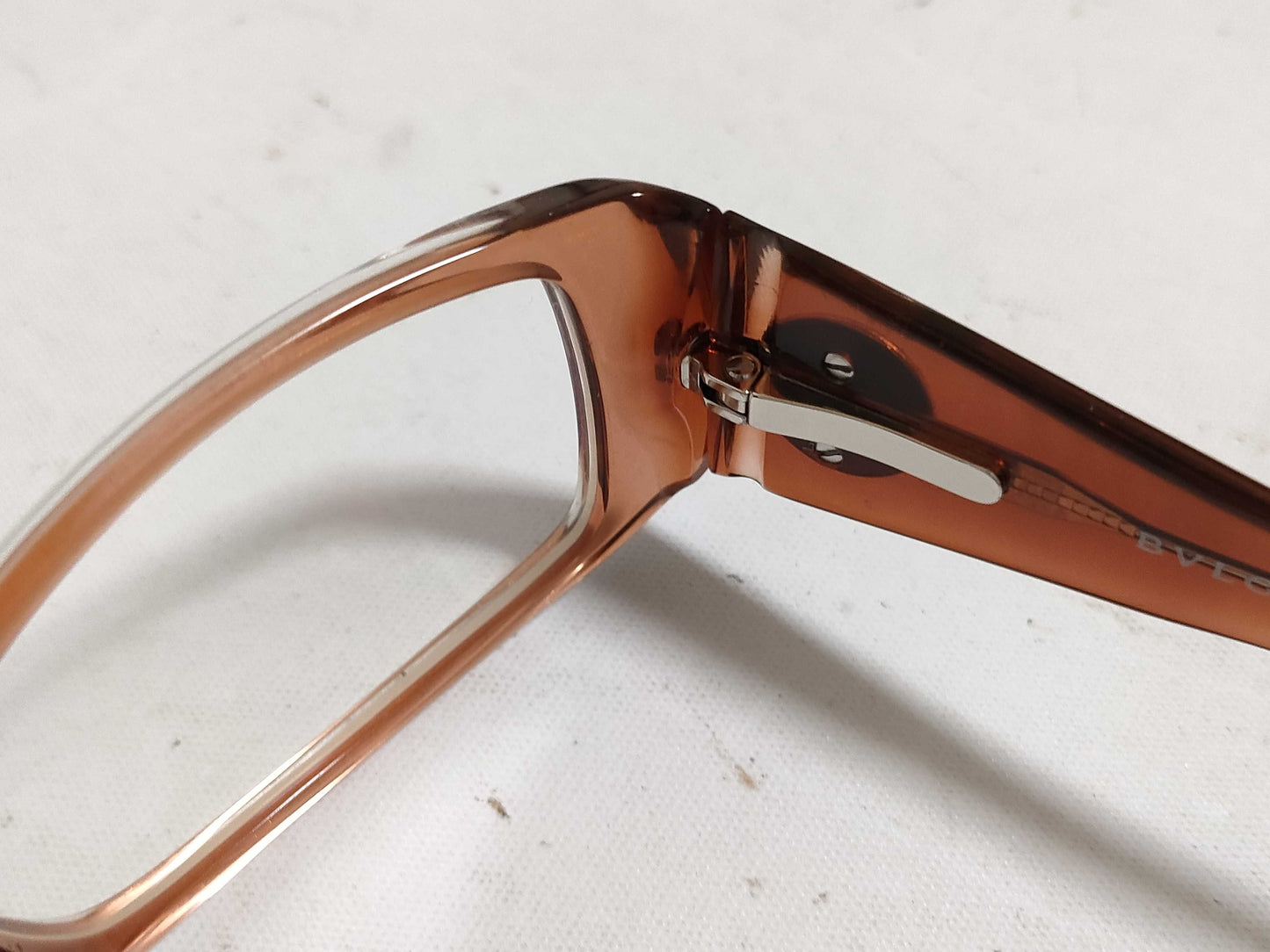 BVLGARI Bulgari Plastic and Metal Glasses 457 B 668 52□17 135 Brown Sunglasses