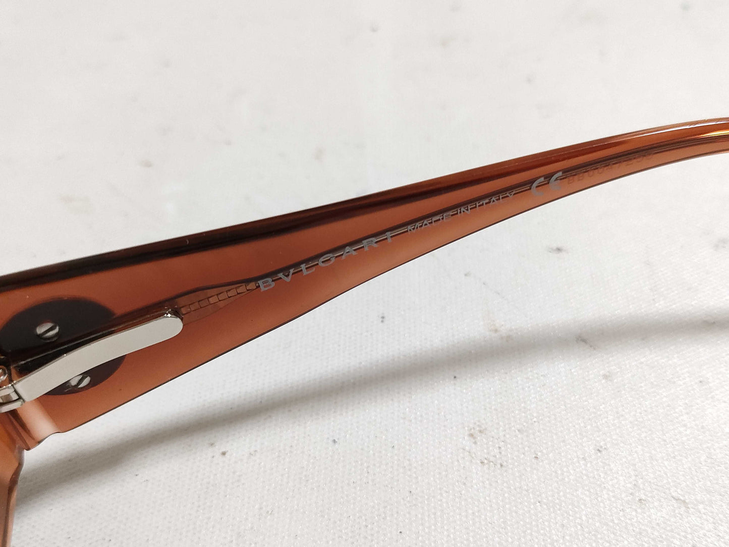 BVLGARI Bulgari Plastic and Metal Glasses 457 B 668 52□17 135 Brown Sunglasses