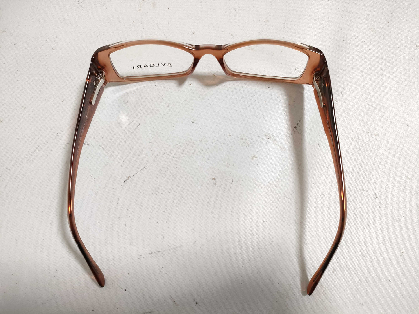 BVLGARI Bulgari Plastic and Metal Glasses 457 B 668 52□17 135 Brown Sunglasses