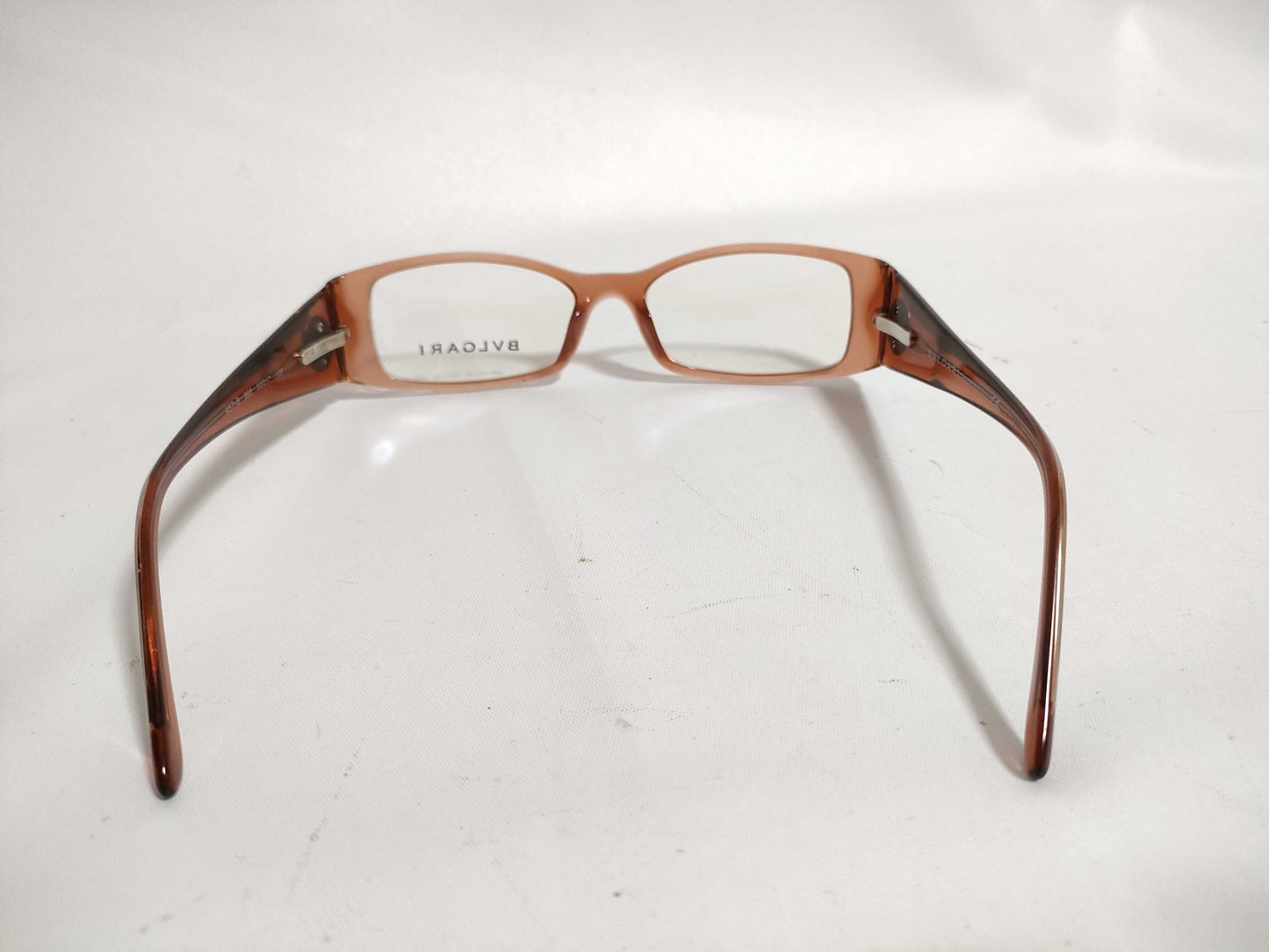 BVLGARI Bulgari Plastic and Metal Glasses 457 B 668 52□17 135 Brown Sunglasses