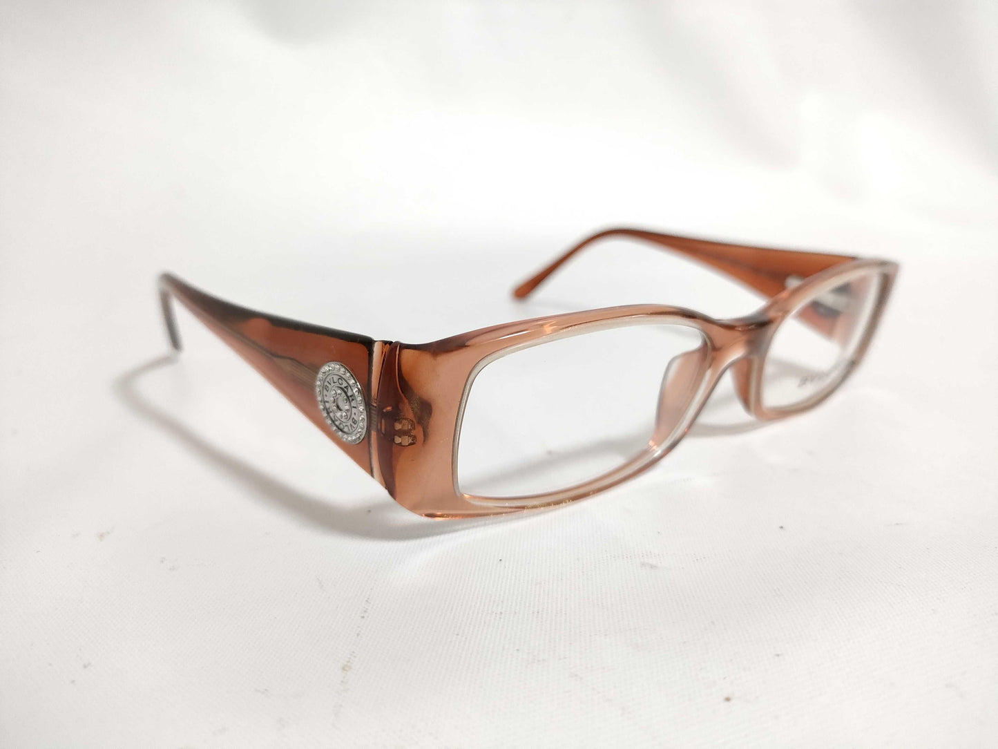 BVLGARI Bulgari Plastic and Metal Glasses 457 B 668 52□17 135 Brown Sunglasses