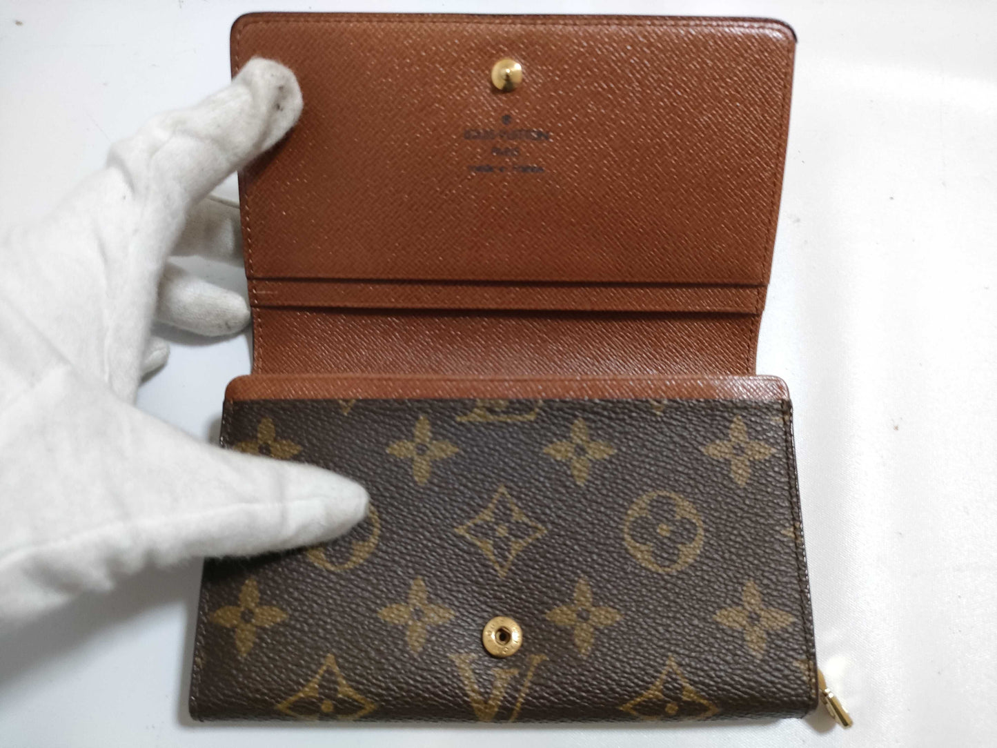 LOUIS VUITTON RFID verification failed RA0963 Monogram LV Monogram Porte Monnaie-Vieux-Tresor M61730 RA0963 Wallet