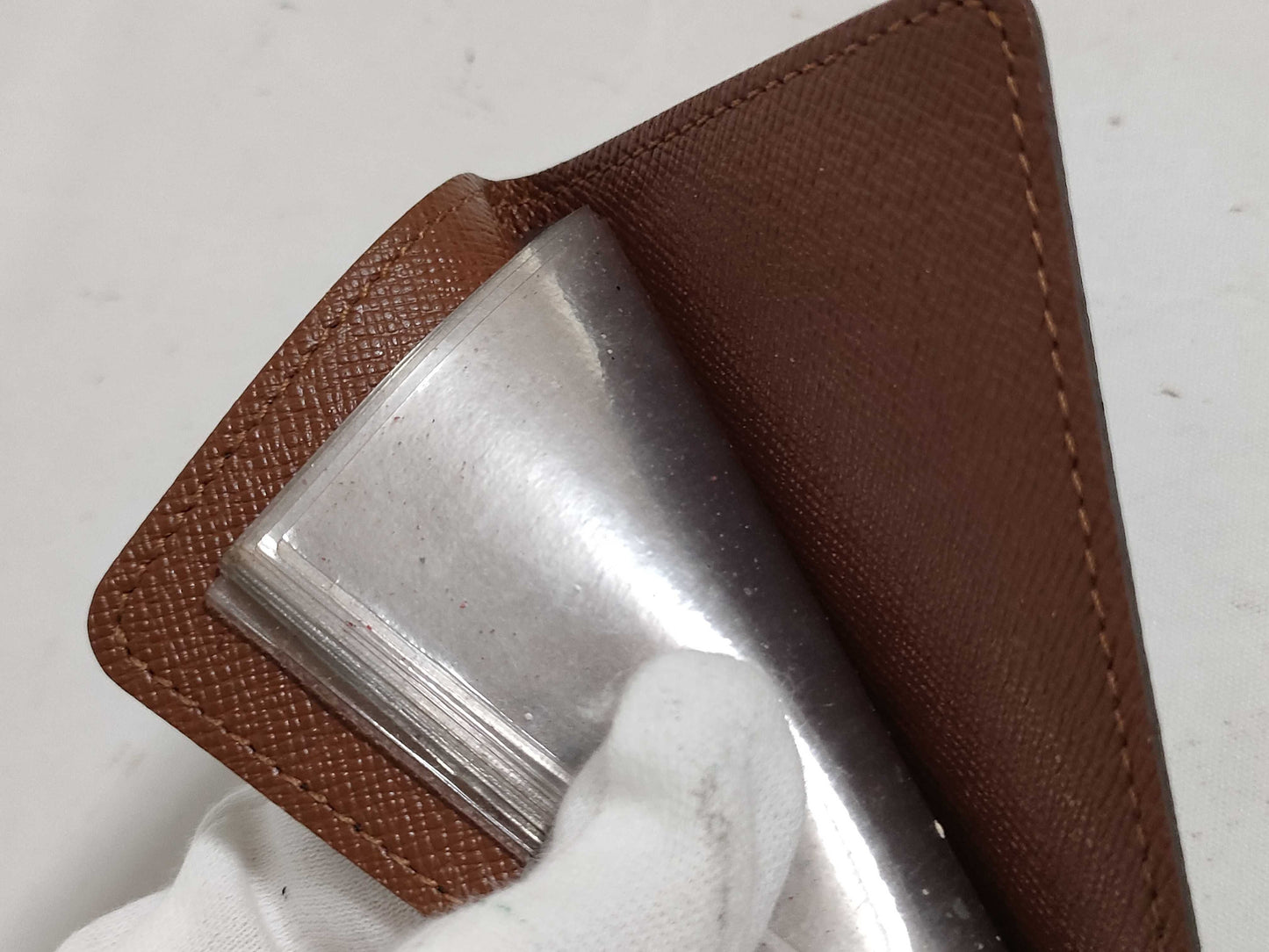 LOUIS VUITTON Monogram LV Monogram Porte Cardo Credit Push-On Wallet M60937 CT0025