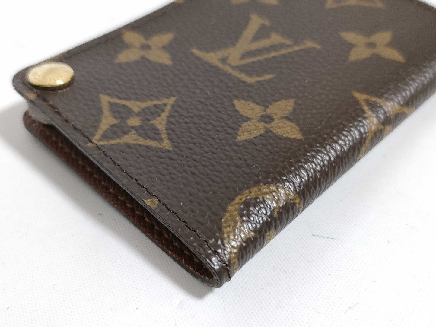 LOUIS VUITTON Monogram LV Monogram Porte Cardo Credit Push-On Wallet M60937 CT0025
