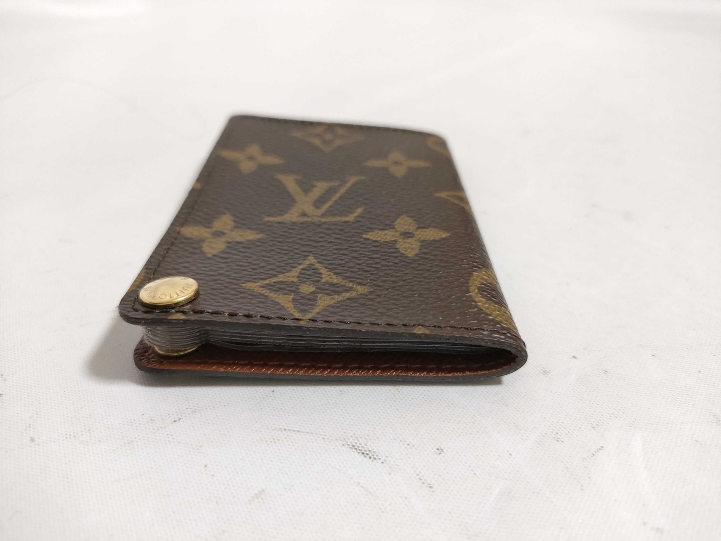 LOUIS VUITTON Monogram LV Monogram Porte Cardo Credit Push-On Wallet M60937 CT0025
