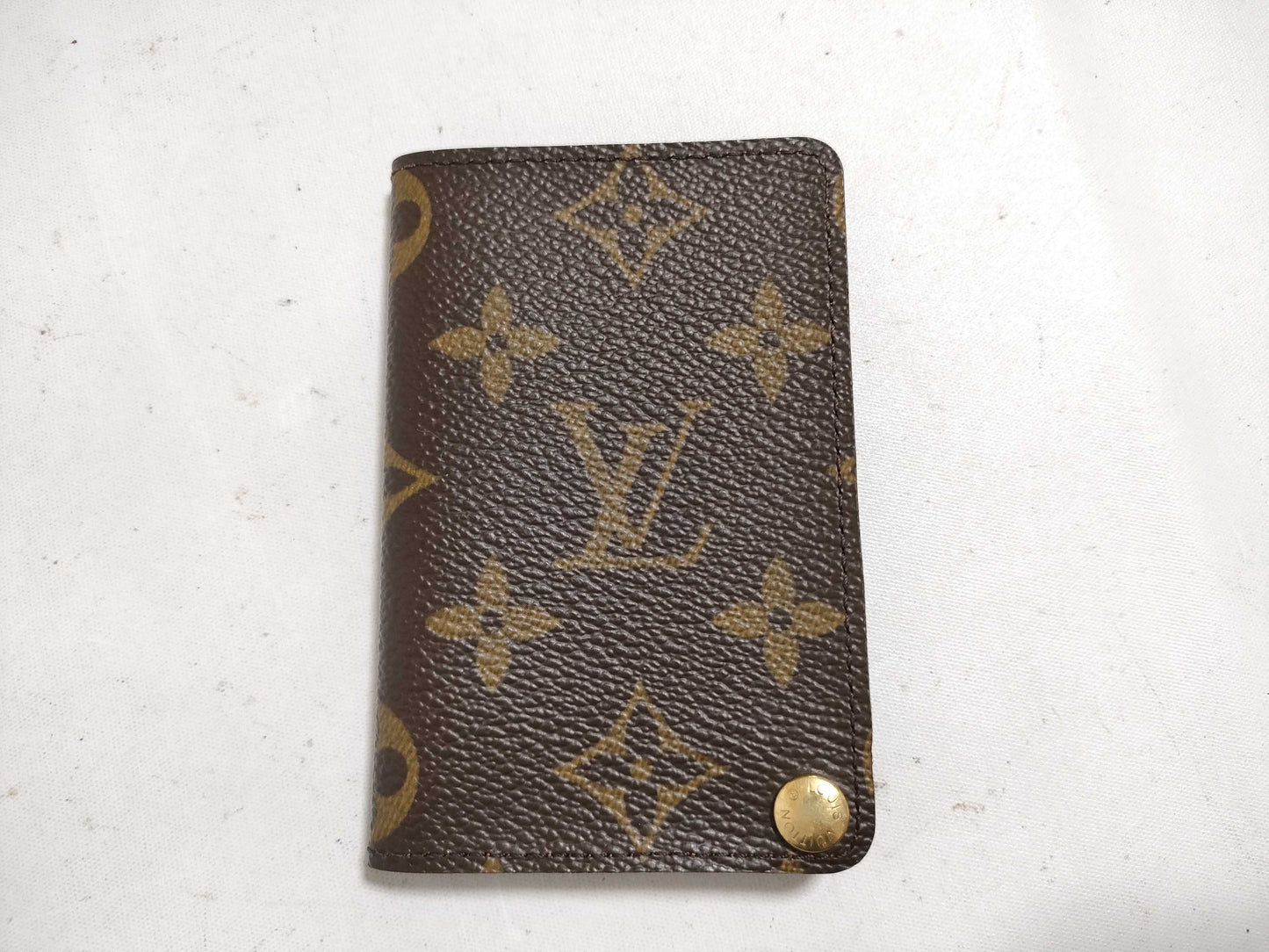 LOUIS VUITTON Monogram LV Monogram Porte Cardo Credit Push-On Wallet M60937 CT0025