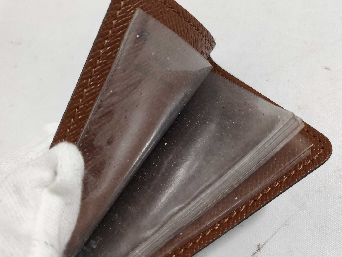 LOUIS VUITTON Monogram LV Monogram Porte Cardo Credit Push-On Wallet M60937 CT0025