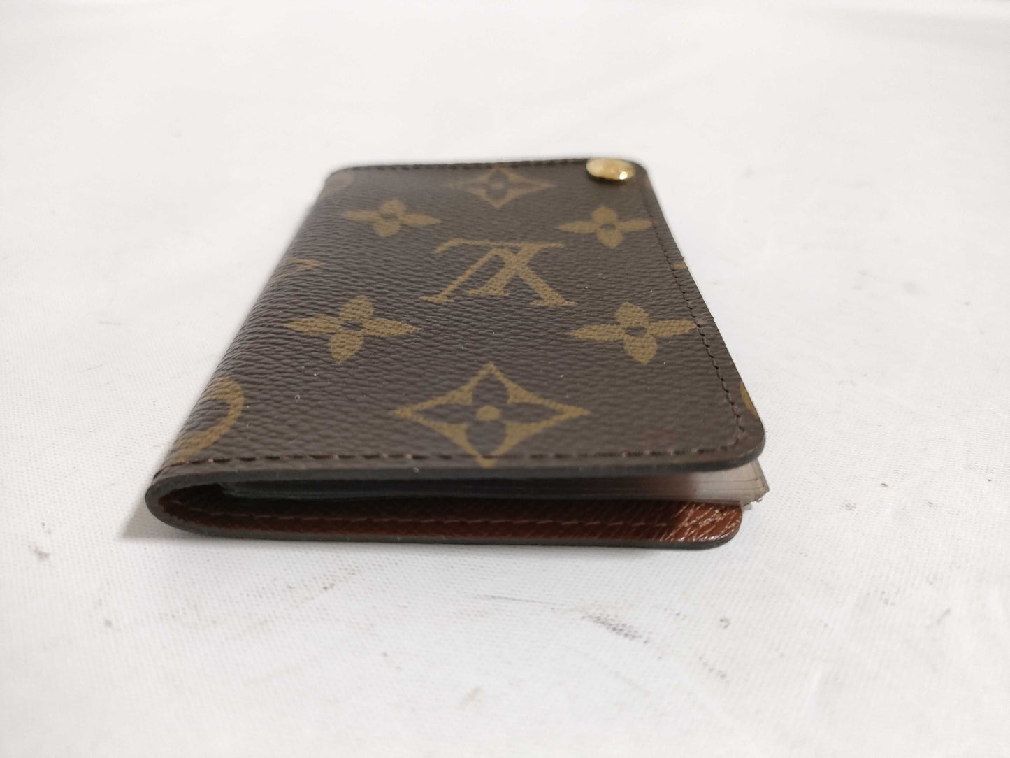 LOUIS VUITTON Monogram LV Monogram Porte Cardo Credit Push-On Wallet M60937 CT0025