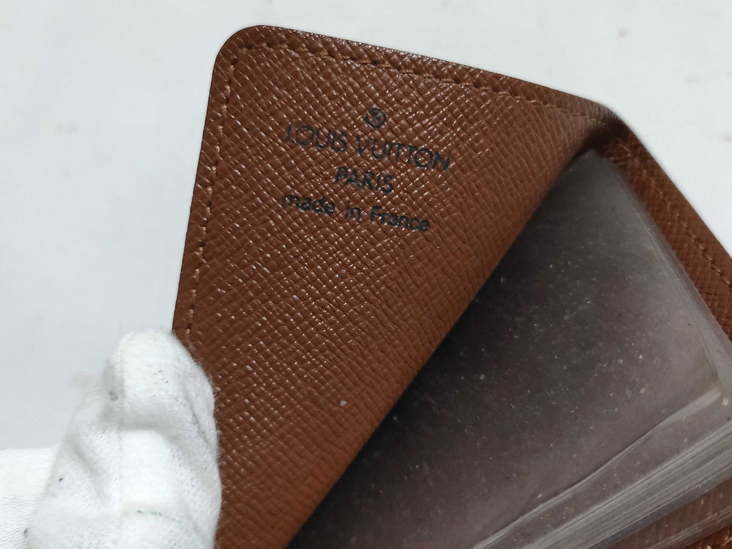 LOUIS VUITTON Monogram LV Monogram Porte Cardo Credit Push-On Wallet M60937 CT0025