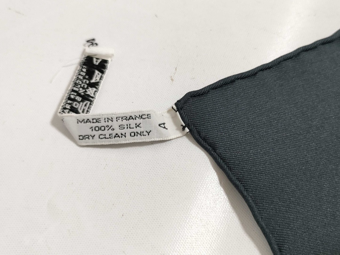 HERMES Carre 90 "The Great Training Technique" Silk Scarf, Black
