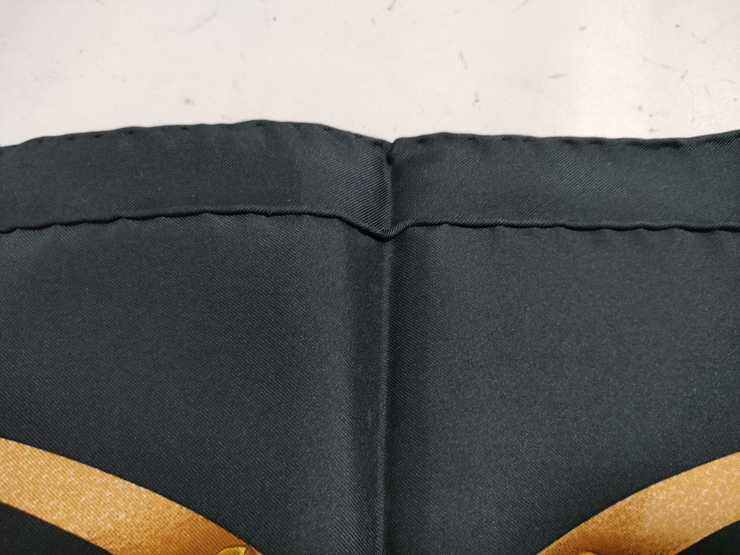 HERMES Carre 90 "The Great Training Technique" Silk Scarf, Black