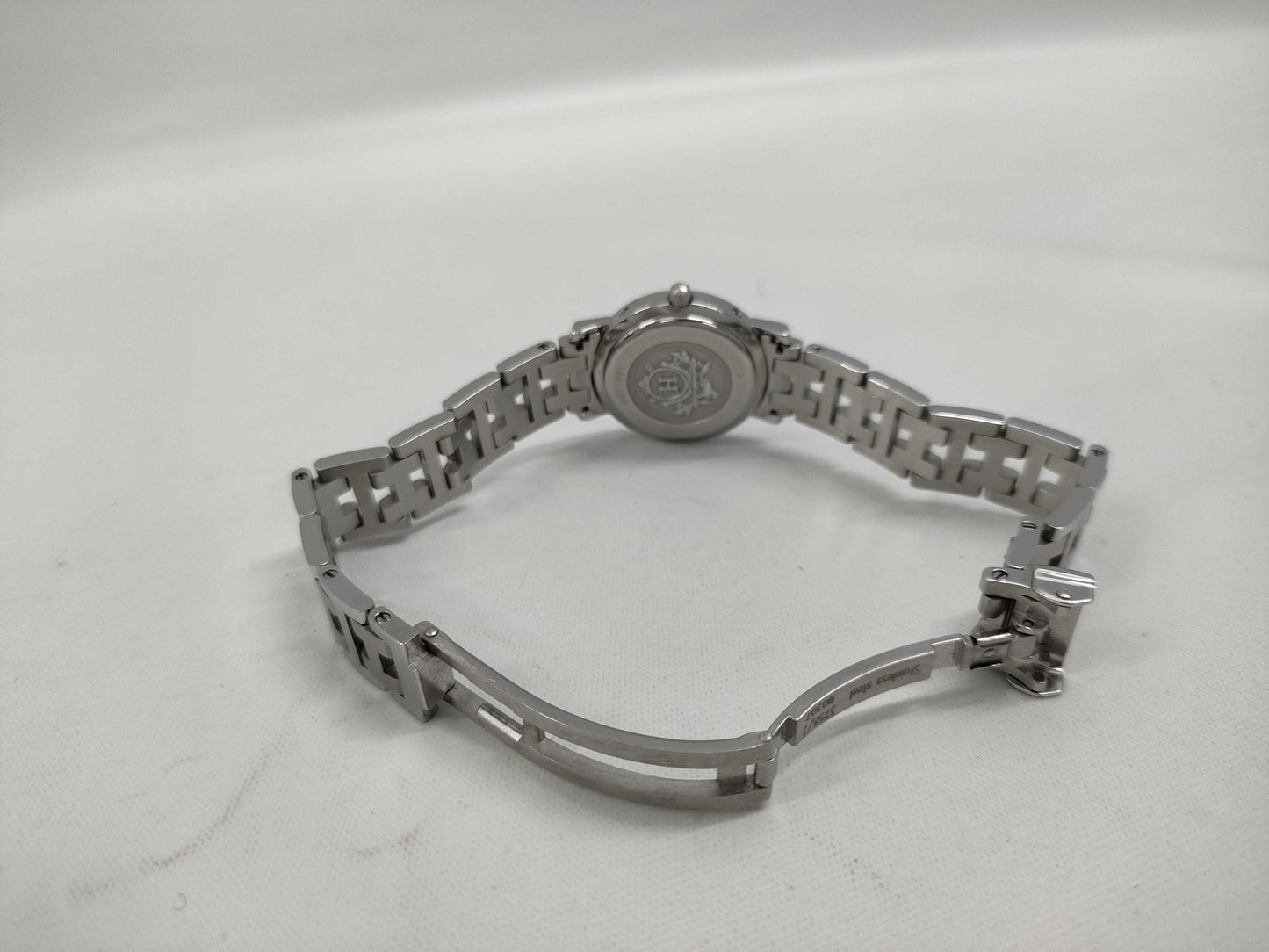 HERMES Clipper CL4.210 1991055 QZ Women's Watch, Not Working, No Operational Guarantee