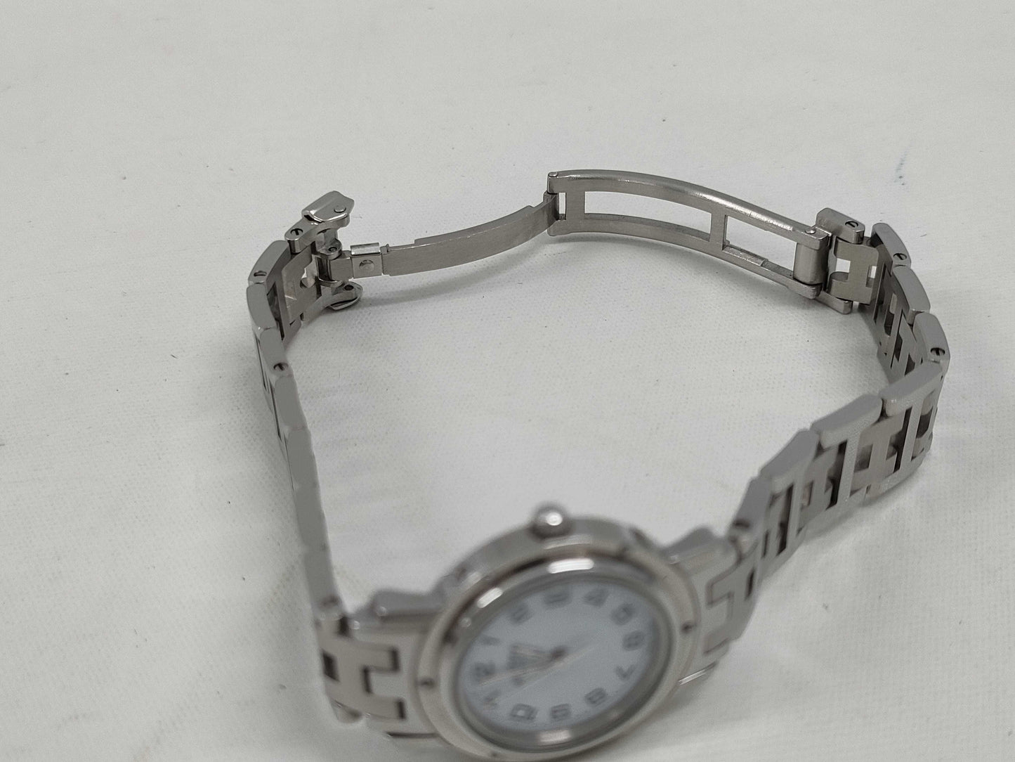 HERMES Clipper CL4.210 1991055 QZ Women's Watch, Not Working, No Operational Guarantee