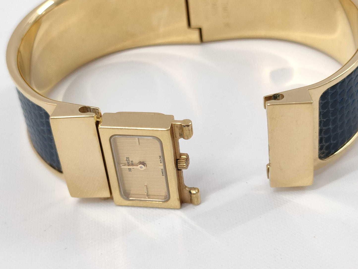 HERMES Locque L01.201 1043975 Women's Watch, Not Working, No Operational Guarantee