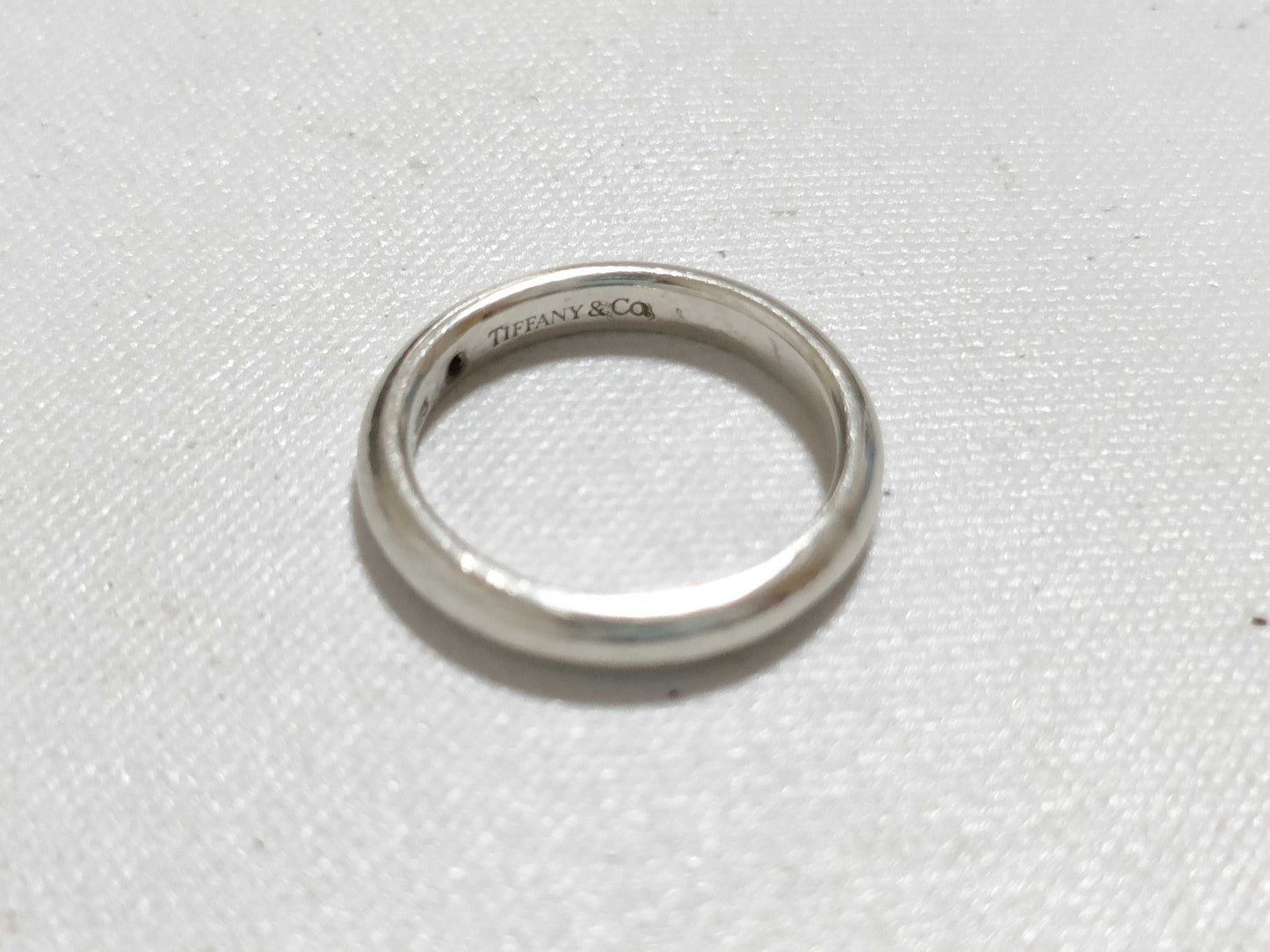 Tiffany & Co. Stacking Band Ring in SV925 with Diamonds and Silver