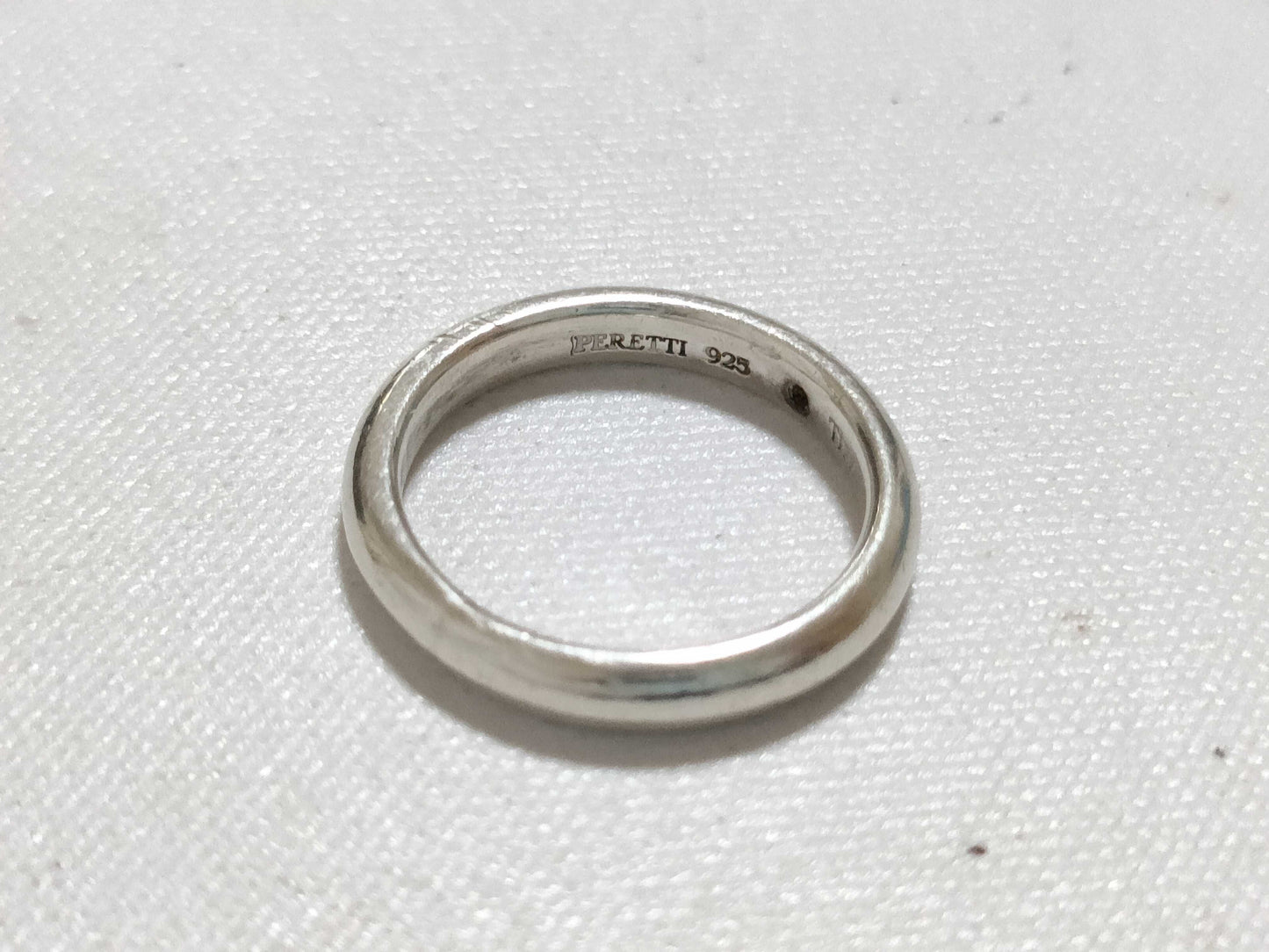 Tiffany & Co. Stacking Band Ring in SV925 with Diamonds and Silver