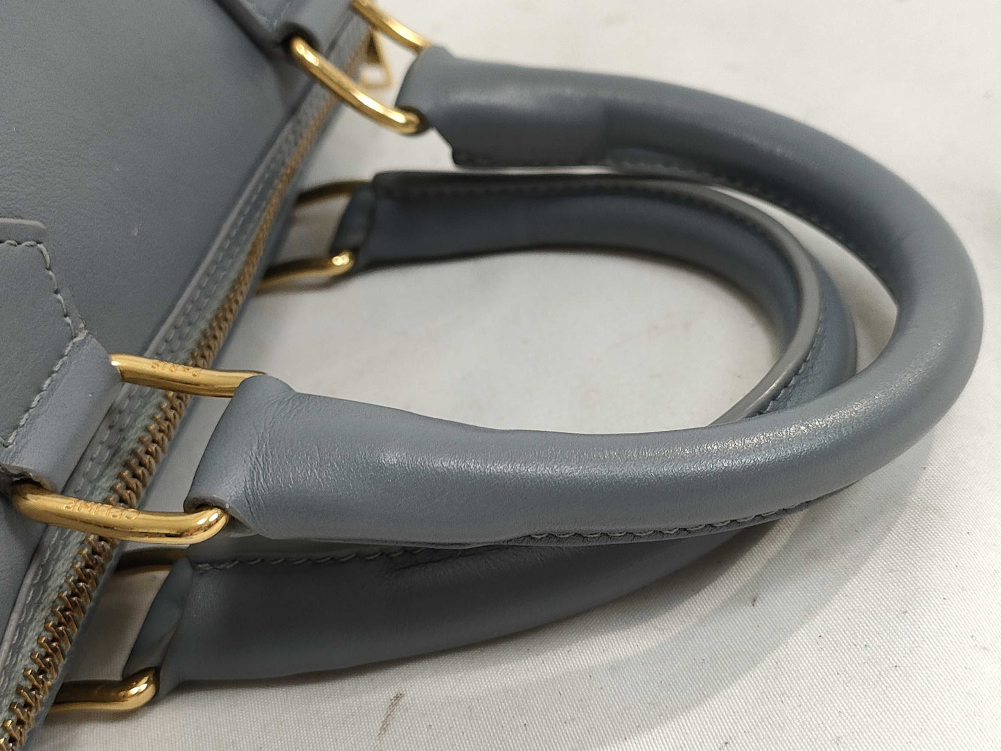 CELINE Cuir Triomphe Mini Boston Handbag