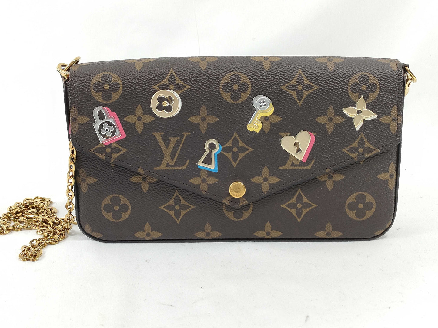 LOUIS VUITTON Monogram Pochette Felicie Shoulder Bag