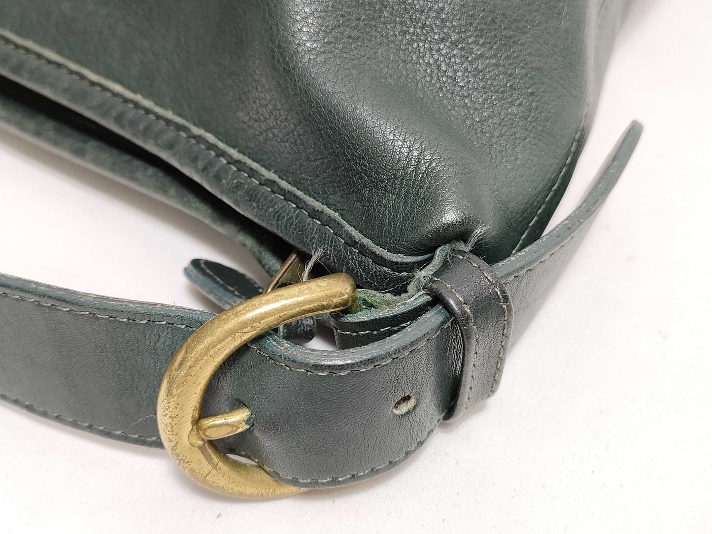 COACH Old Coach Green Shoulder Bag