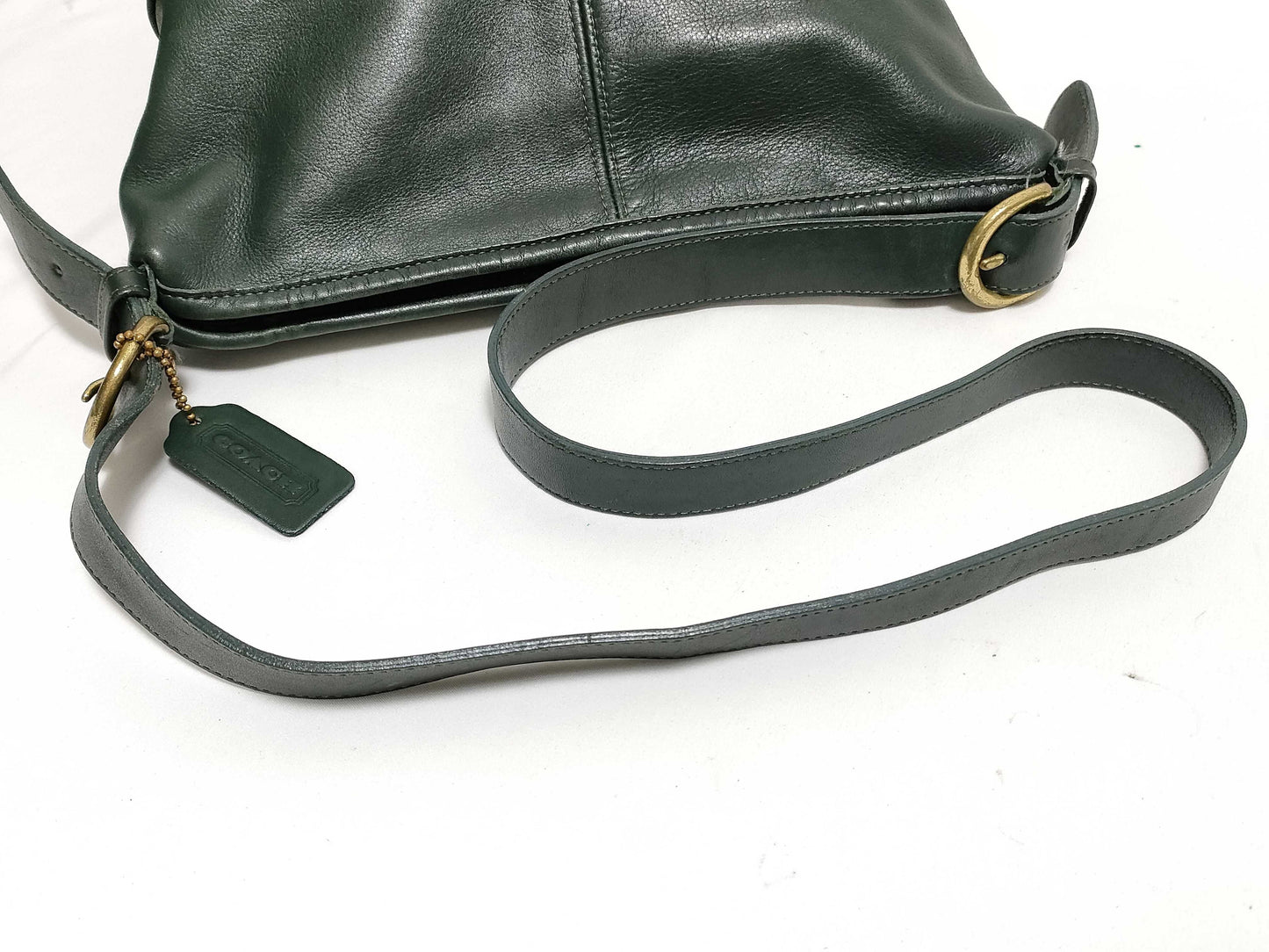 COACH Old Coach Green Shoulder Bag