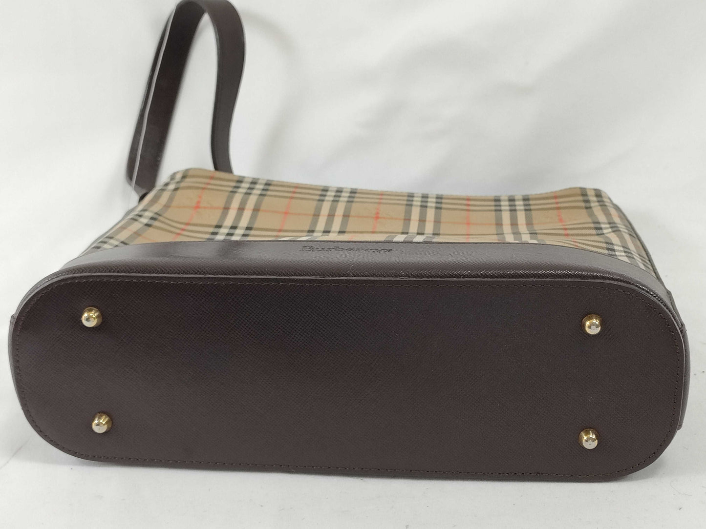 Burberry Nova Check One-Shoulder Bag with Charm