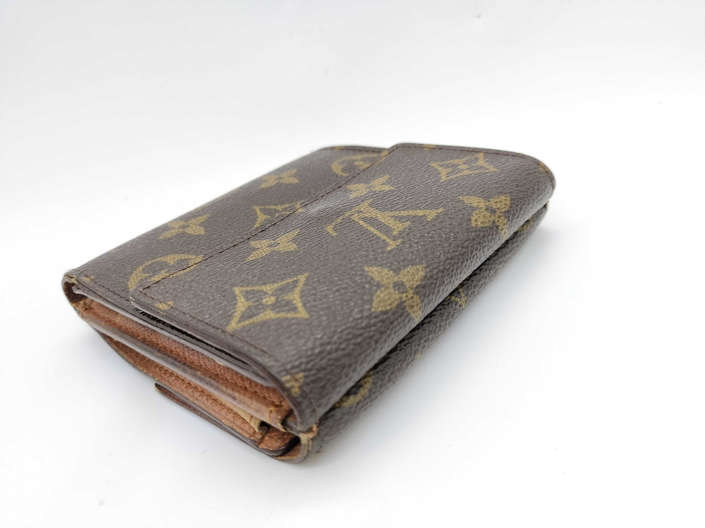 LOUIS VUITTON TH 0936 Monogram Louis Vuitton Monogram Pattern Double Hook Bifold Wallet