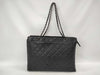 CHANEL Caviar Skin Chain Tote Bag