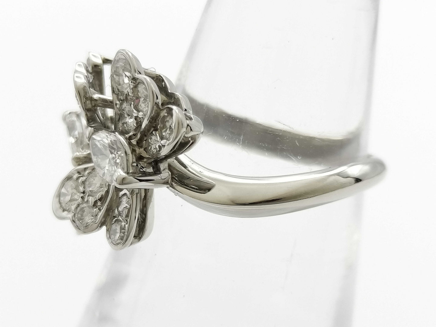 Tiffany & Co. Butterfly Motif Diamond Ring in PT950, 7.2g