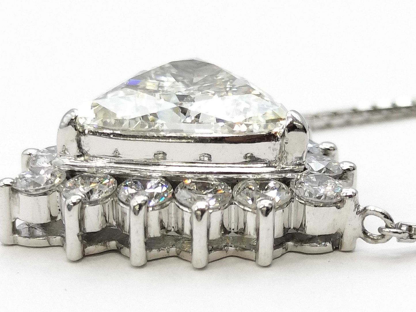 D2.035ct FD1.00ct PT900/850 8.1g Necklace