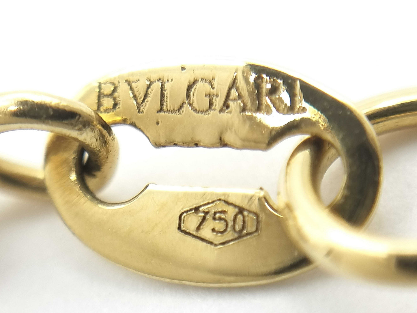 BVLGARI Snowflake Diamond Necklace in Yellow Gold 750, 7.7g
