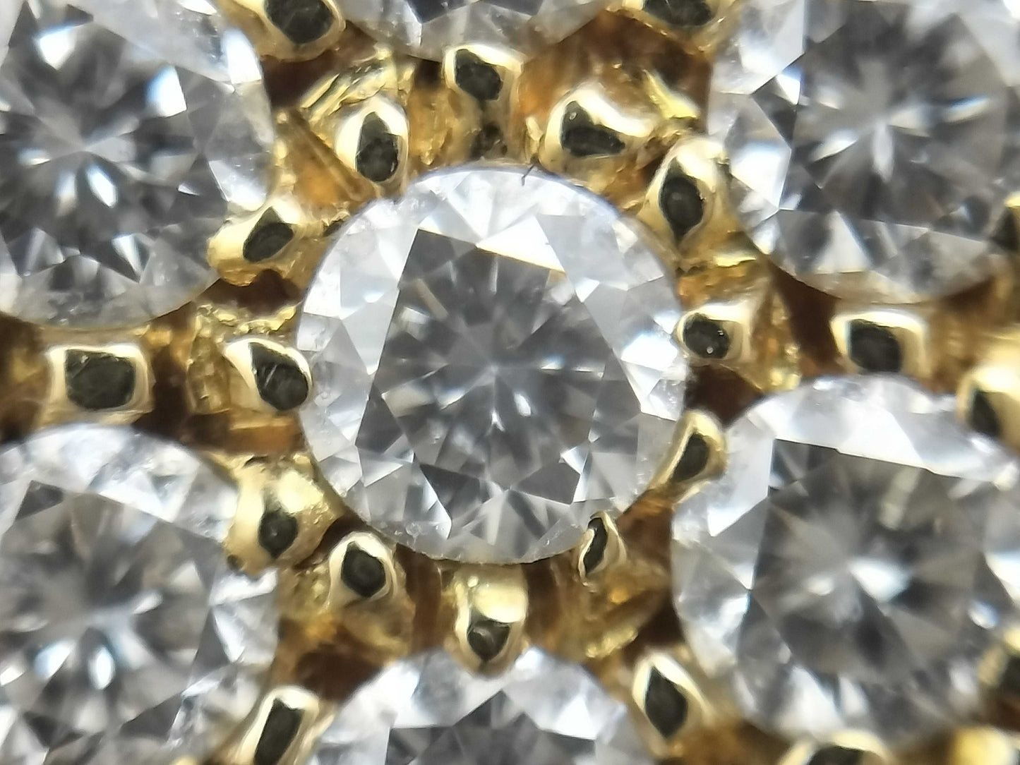BVLGARI Snowflake Diamond Necklace in Yellow Gold 750, 7.7g